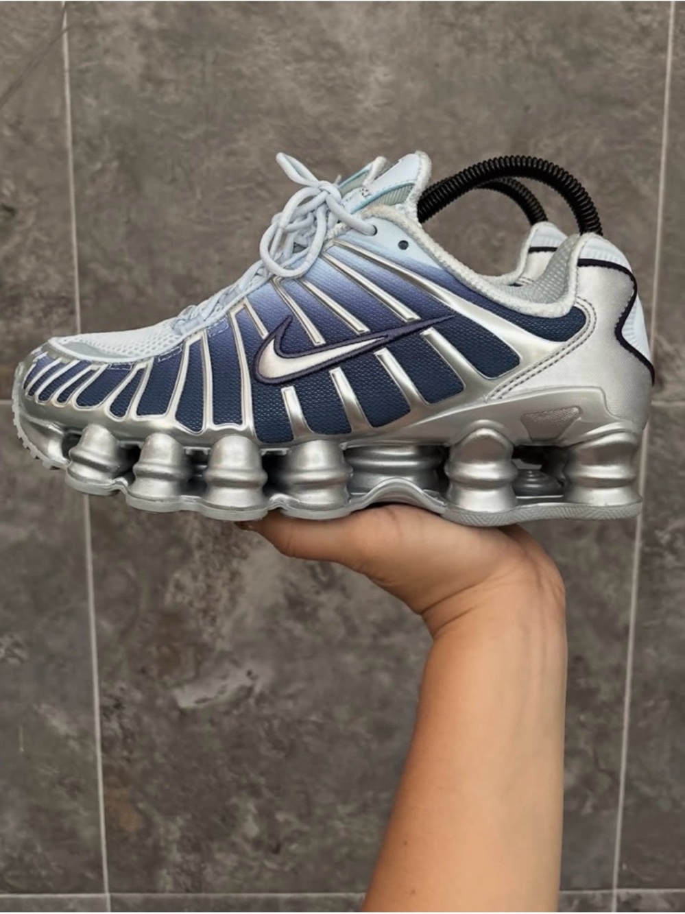 Nike Shox 💅🔥 TL Fade ICED BLUE Athletic Sneaker Shoes IH1336-403 Wmns 8.5 9 - Picture 11 of 15